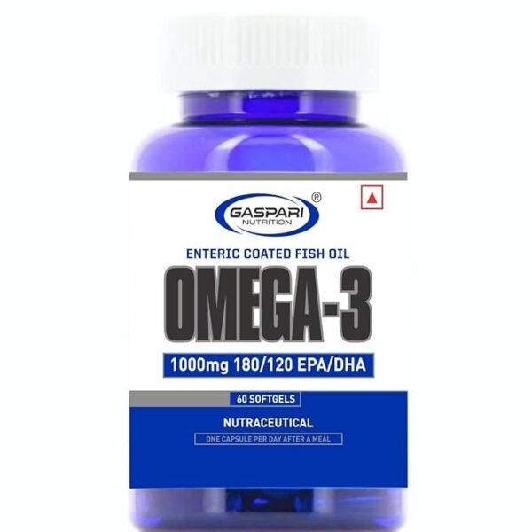 GASPARI NUTRITION Omega 3 1000mg, 60 Softgels (120Gm)