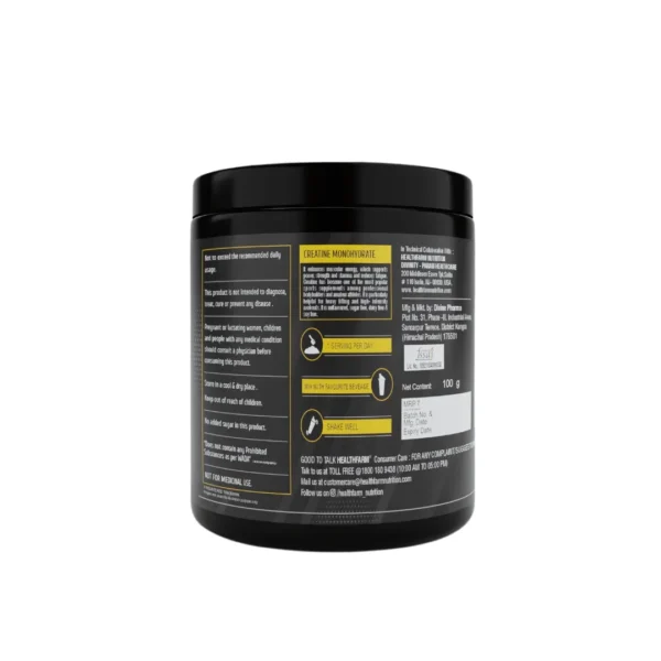 Healthfarm Creatine Monohydrate 100 gm - Image 3