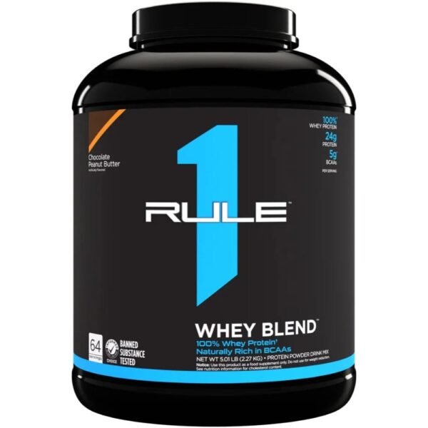 Rule 1 R1 Whey Blend – Chocolate Peanut Butter (5.2 lbs)
