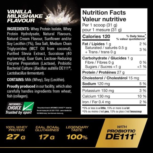 PVL Gold Series Whey Gold Protein – Crème Cookie Sandwich Overloaded (5 Lbs) - Image 2