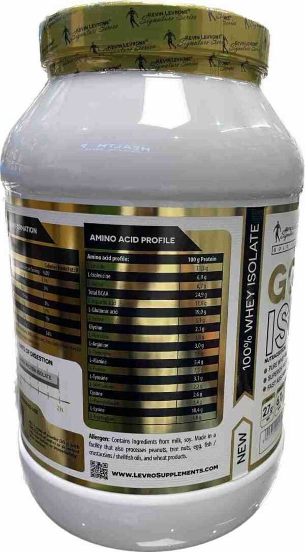 Kevin Levrone Gold ISO – Choco Oro (2kg) - Image 2