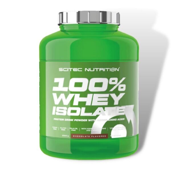 Scitec nutrition 100% Whey Isolate 2 kg (Chocolate Flavour) Protein Drink Powder for Muscle Support & Recovery, Vegetarian - Primary Source Whey Isolate