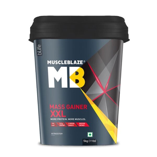 MuscleBlaze XXL Mass Gainer – Chocolate (11 lbs)