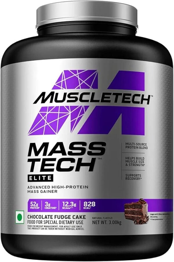 MuscleTech Mass Tech Elite – Chocolate Fudge Cake (3kg)