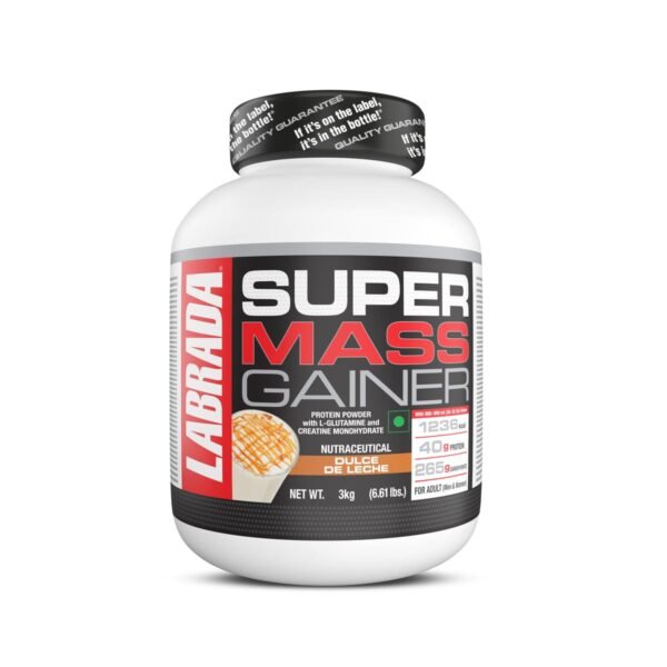 Labrada Super Mass Gainer – Dulce de Leche (3kg)