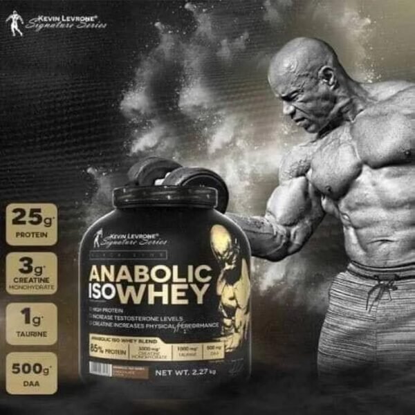 Kevin Levrone Anabolic ISO Whey – Chocolate (5 LBS) - Image 2